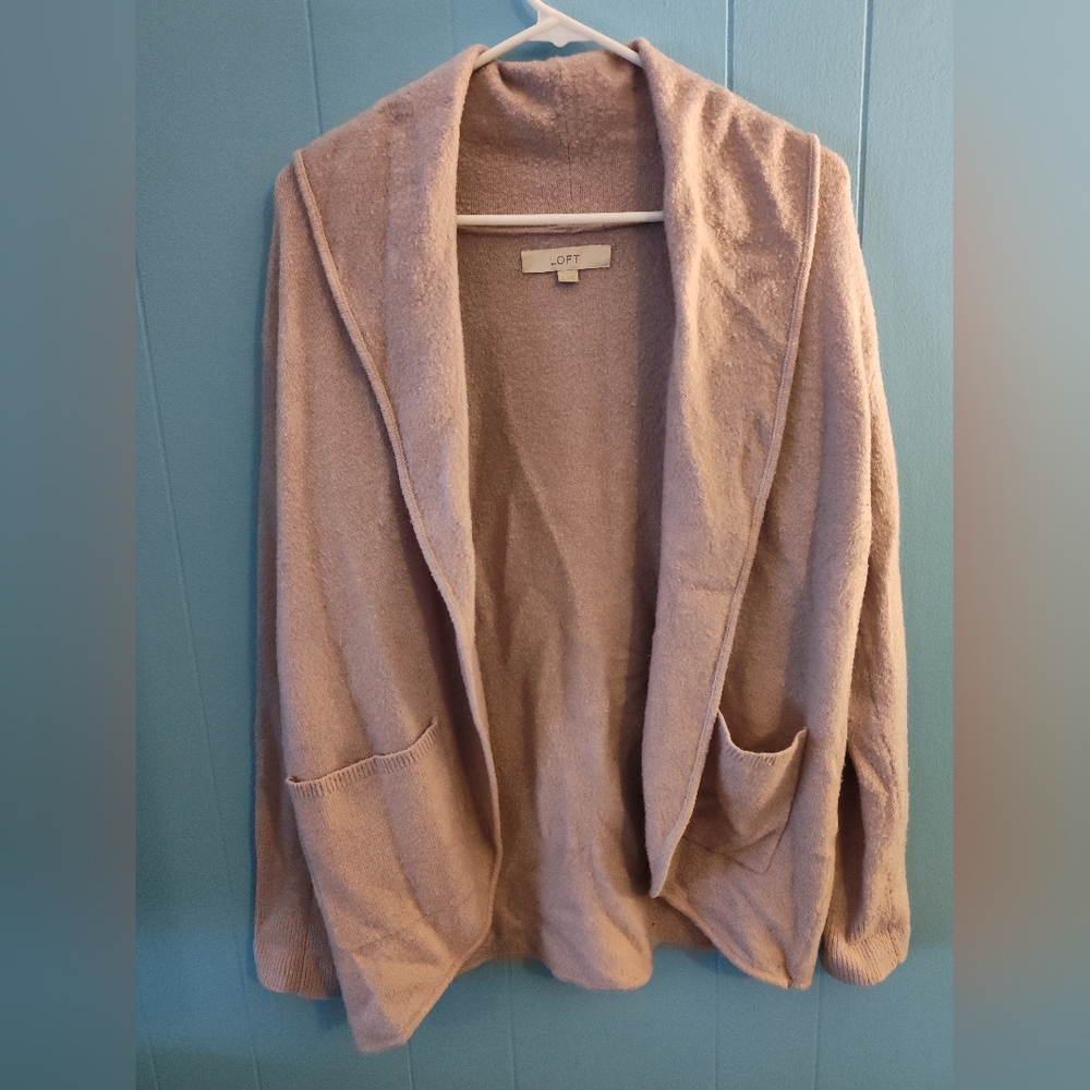 Loft Tan Cardigan Sweater